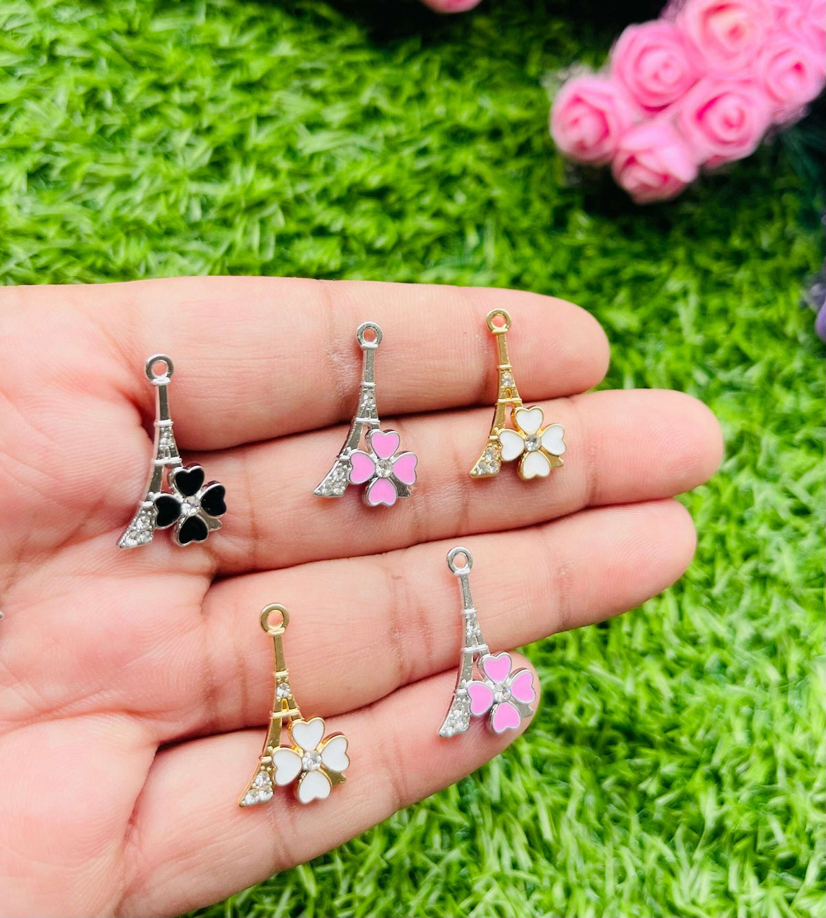 Charms 3d pendant 6 pcs