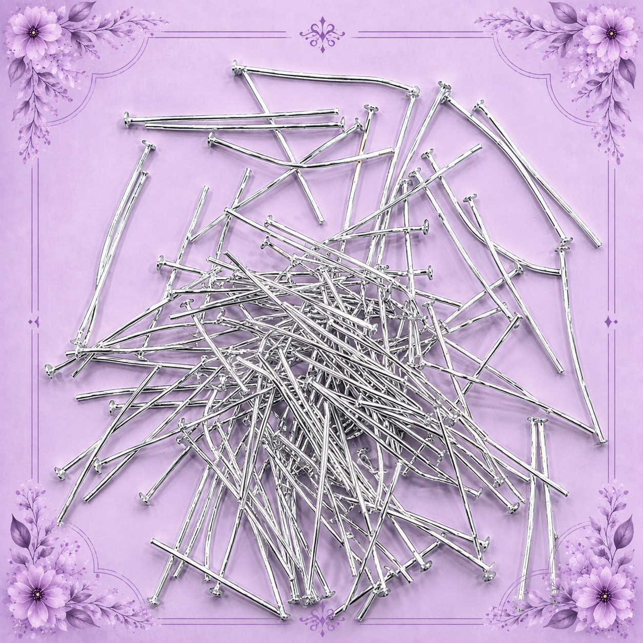 Head Pin Silver
