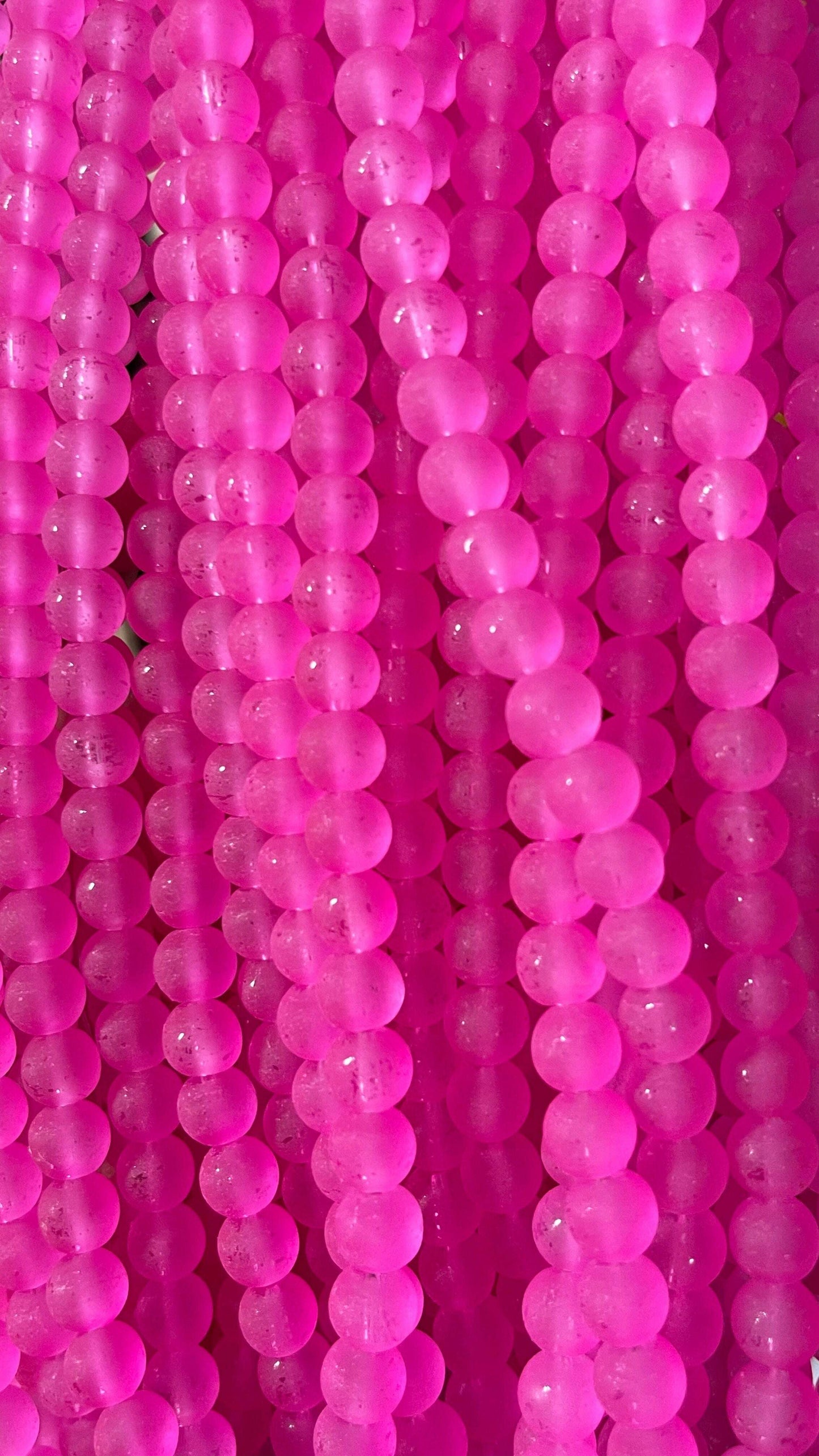 Mate glass beads 8mm