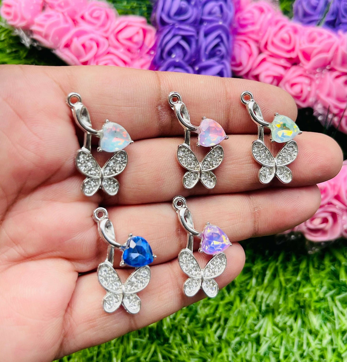 Charms 3d pendant 6 pcs