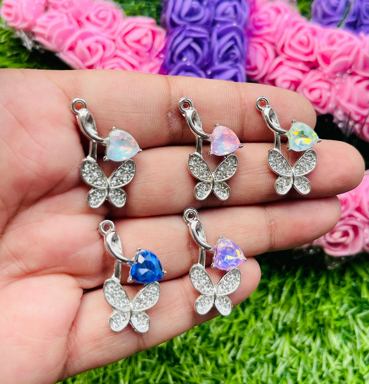 Charms 3d pendant 6 pcs