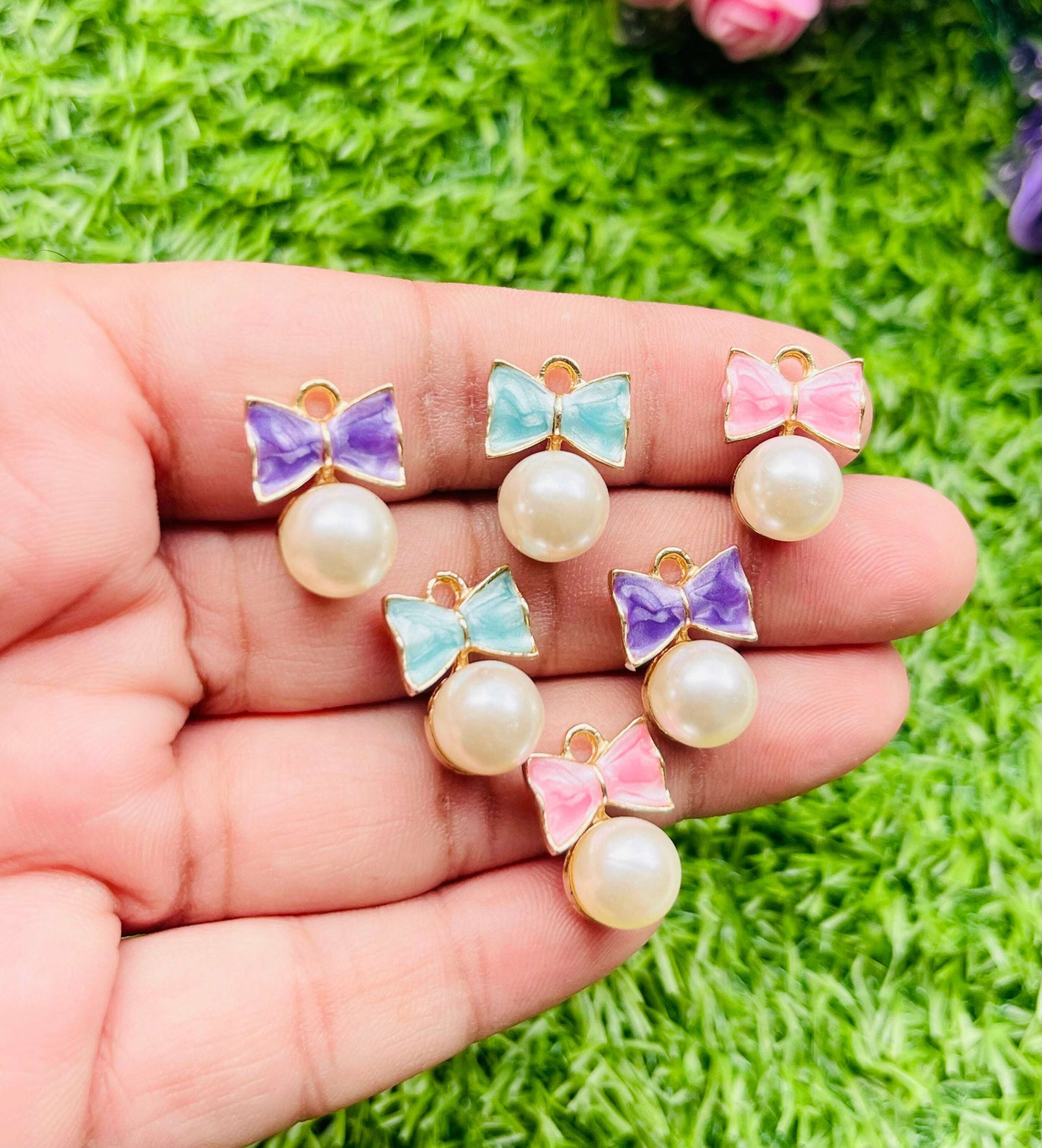 Charms 3d pendant 6 pcs