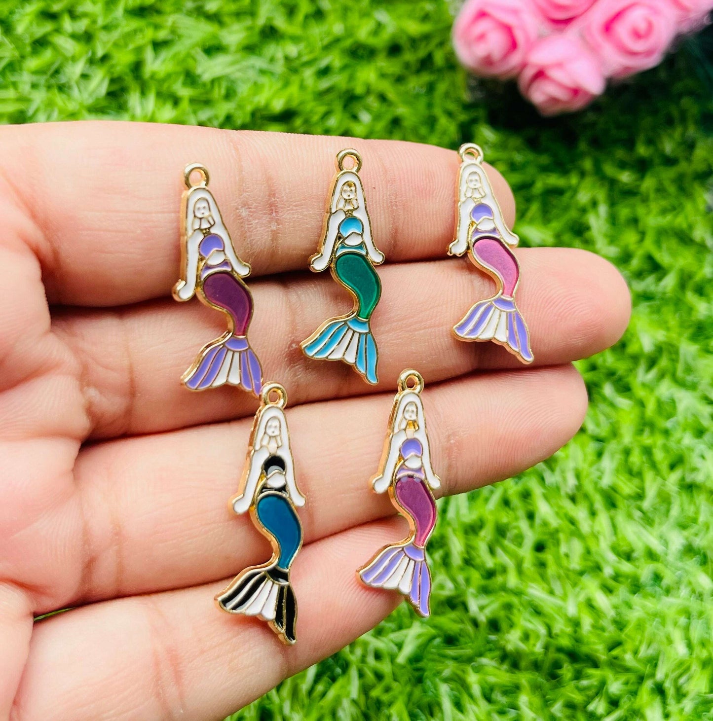 Charms 3d pendant 6 pcs