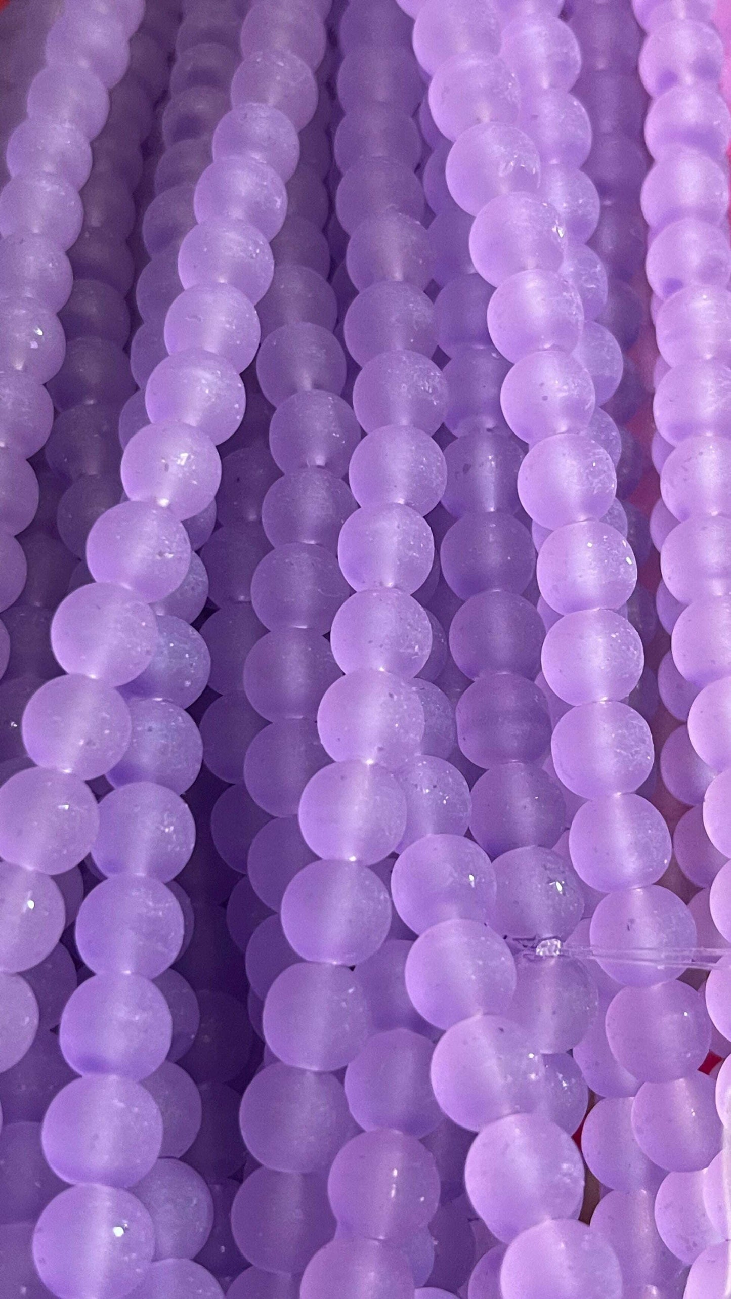 Mate glass beads 8mm