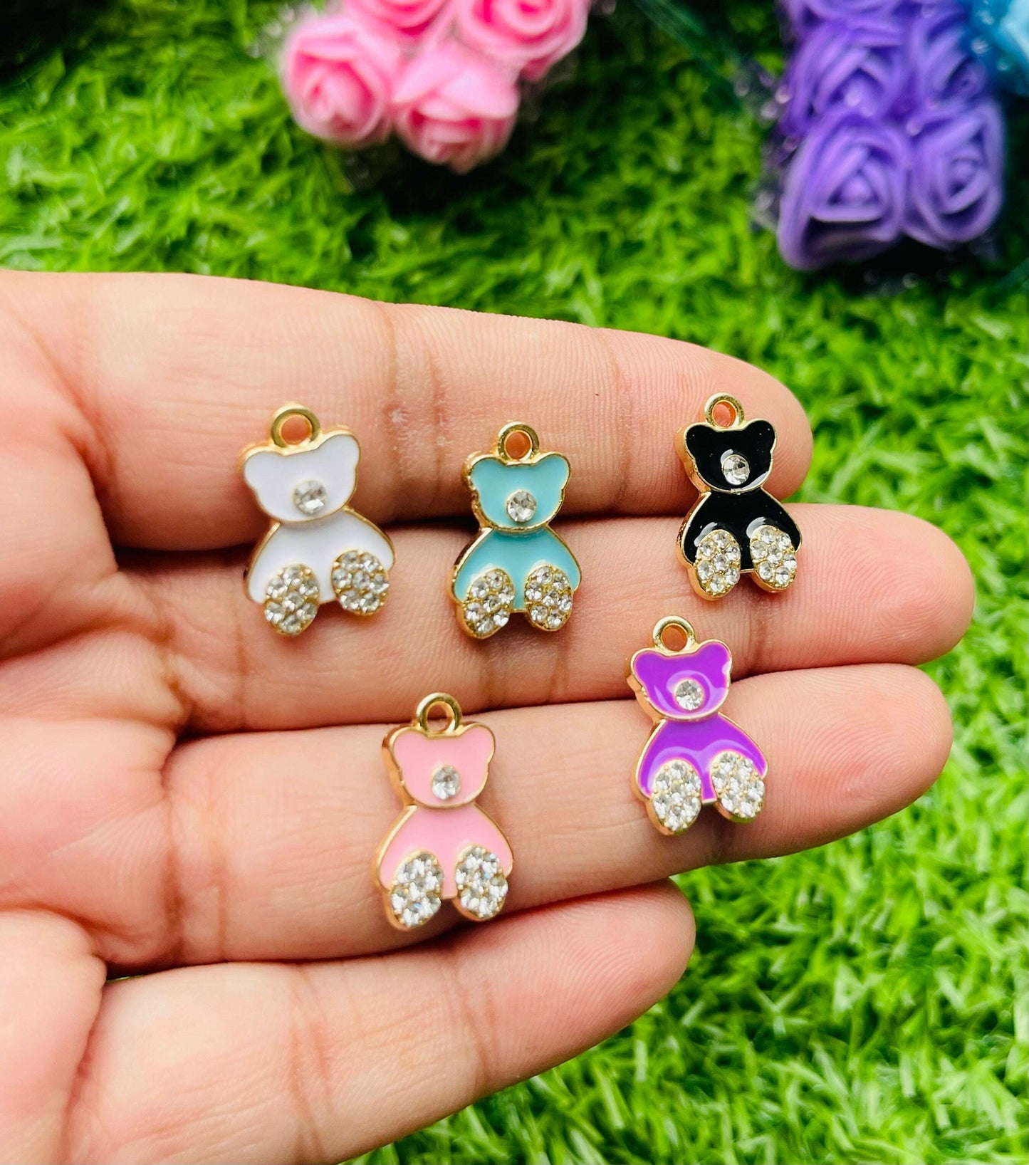 Charms 3d pendant 6 pcs