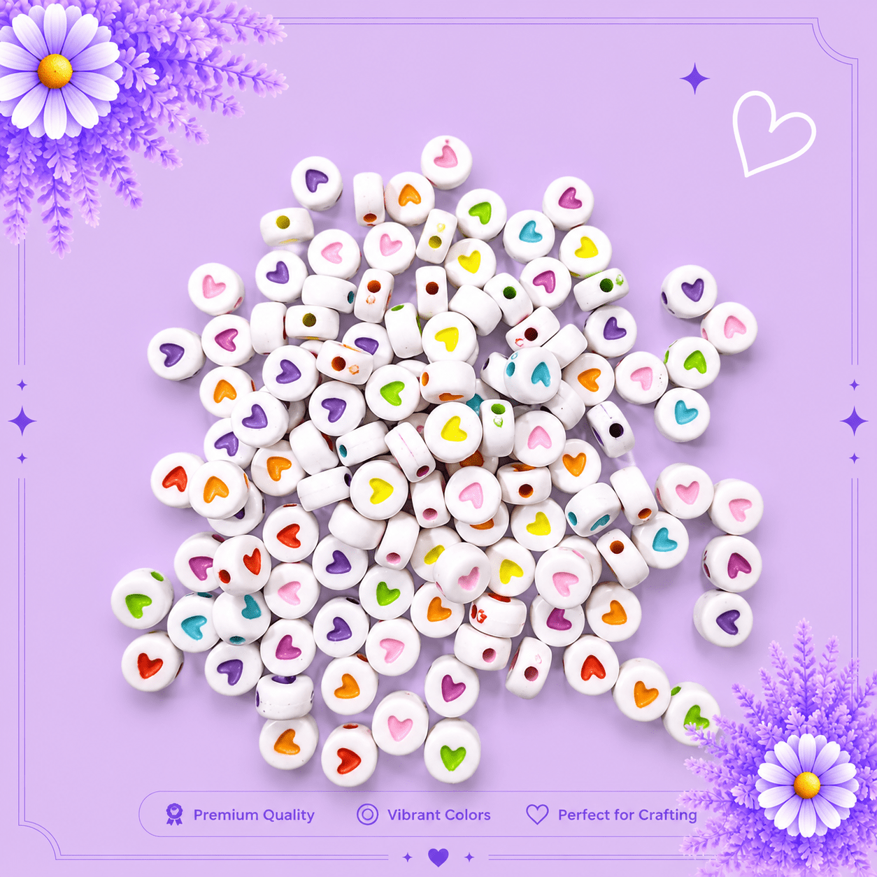 Mix color Multi Heart