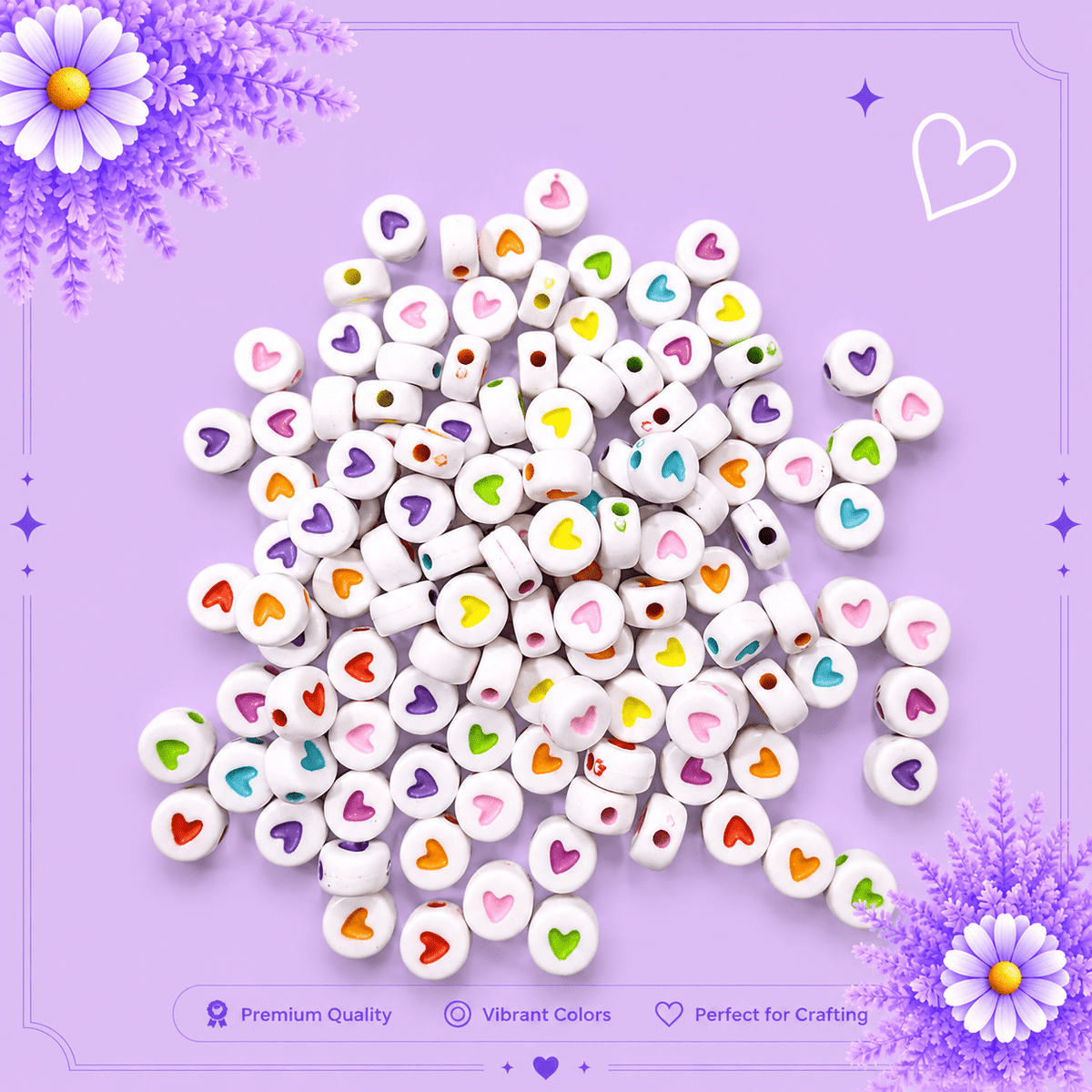 Mix color Multi Heart