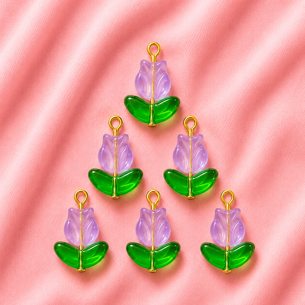 Ready Made Flower Tulips 6pcs