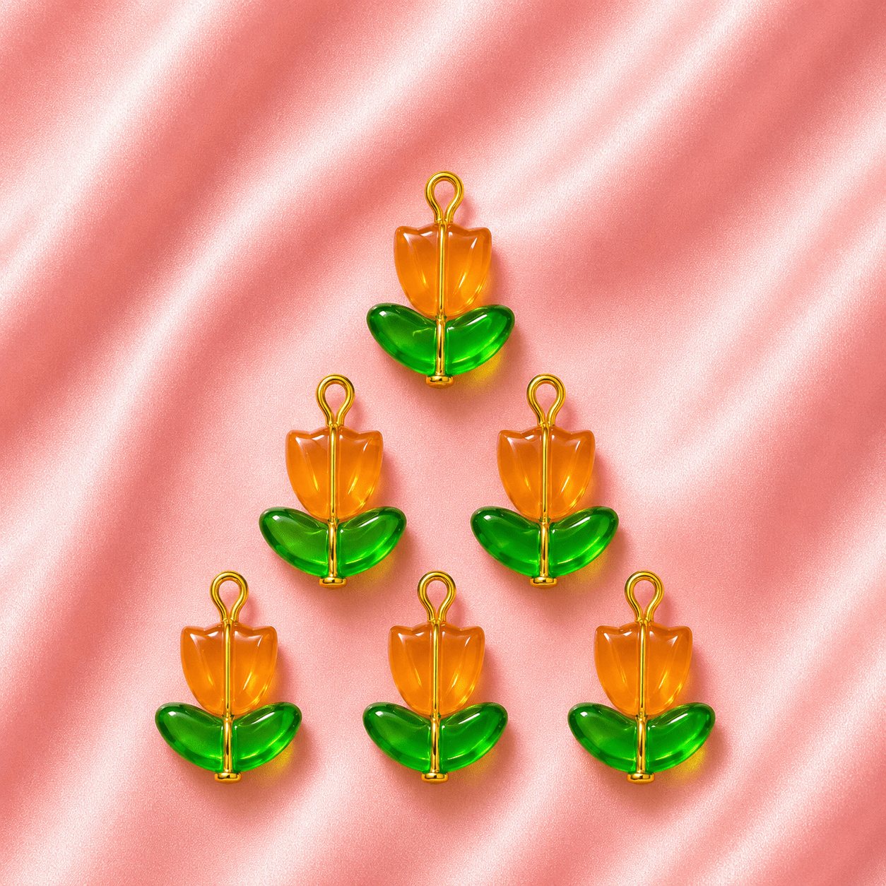 Ready Made Flower Tulips 6pcs