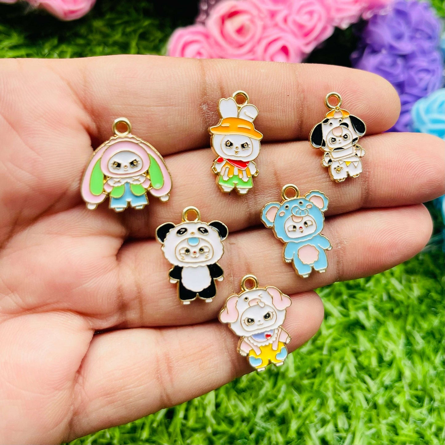 Charms mix 6 pcs