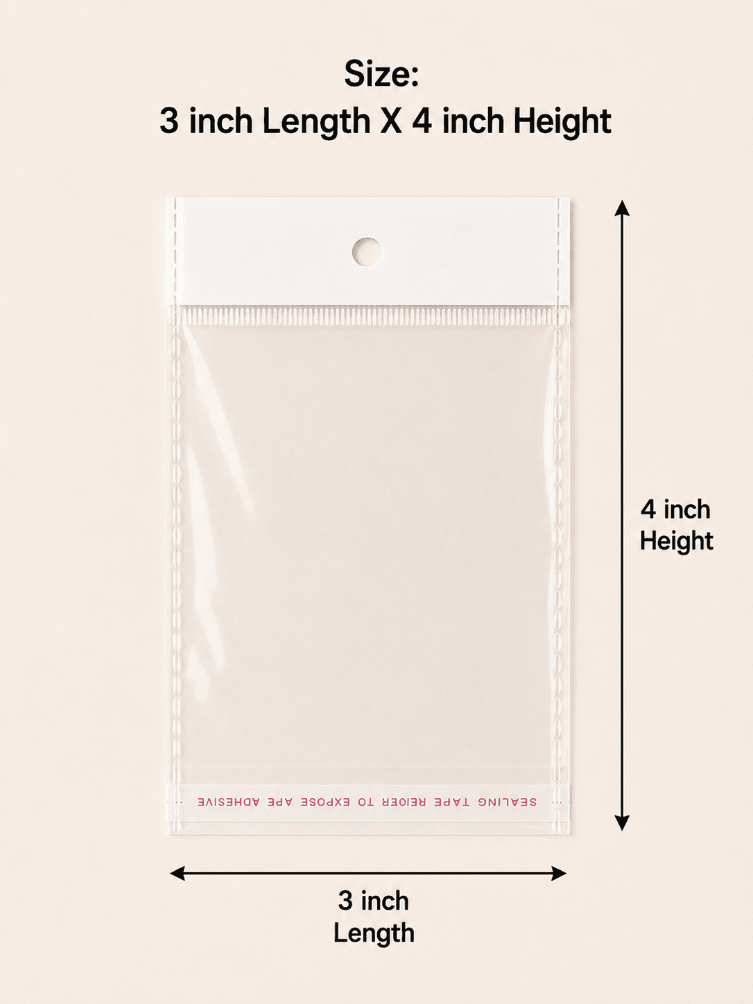 3x4 Hanging Packing Pouch (100gram)