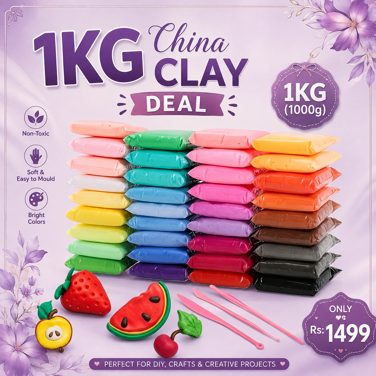 China Clay 1Kg Deal