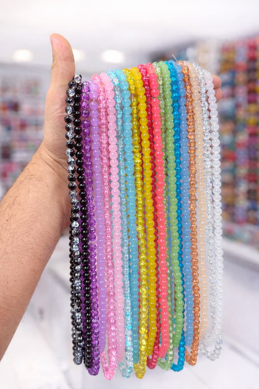 20 Strings Random Colours 8mm