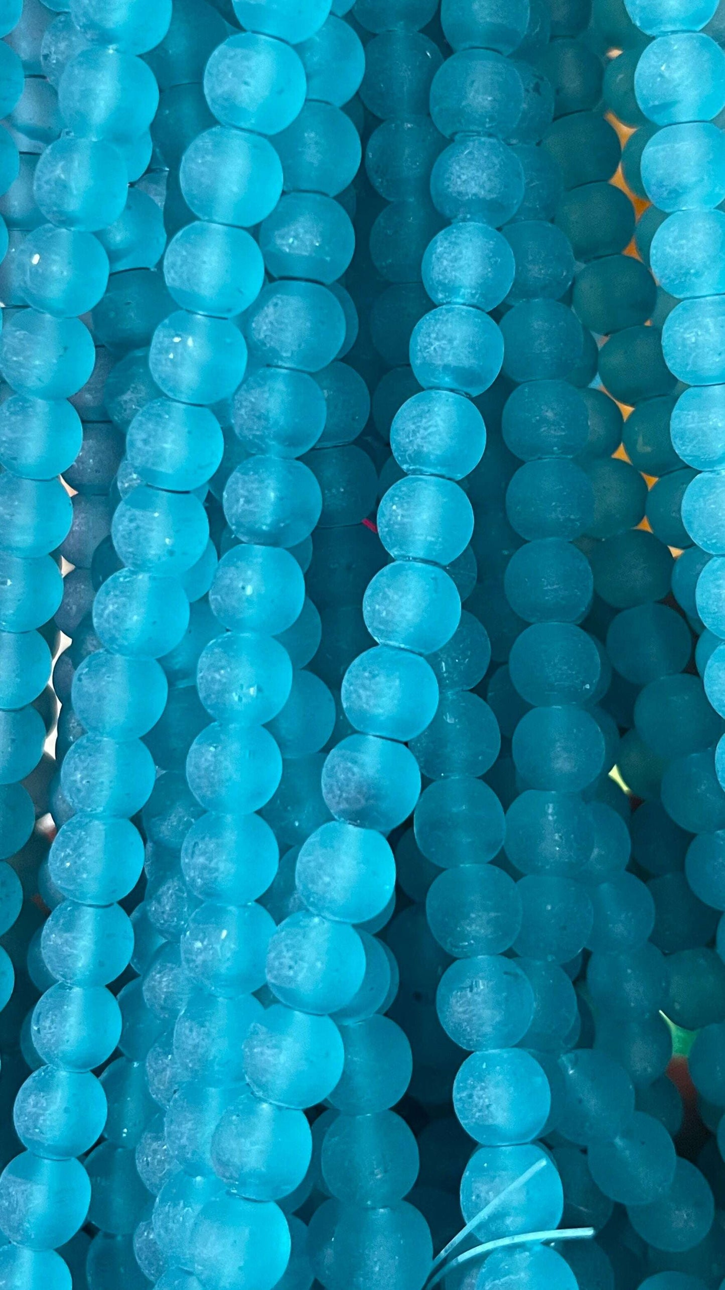 Mate glass beads 8mm
