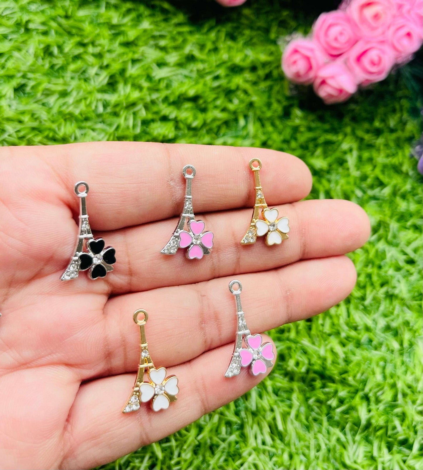 Charms 3d pendant 6 pcs