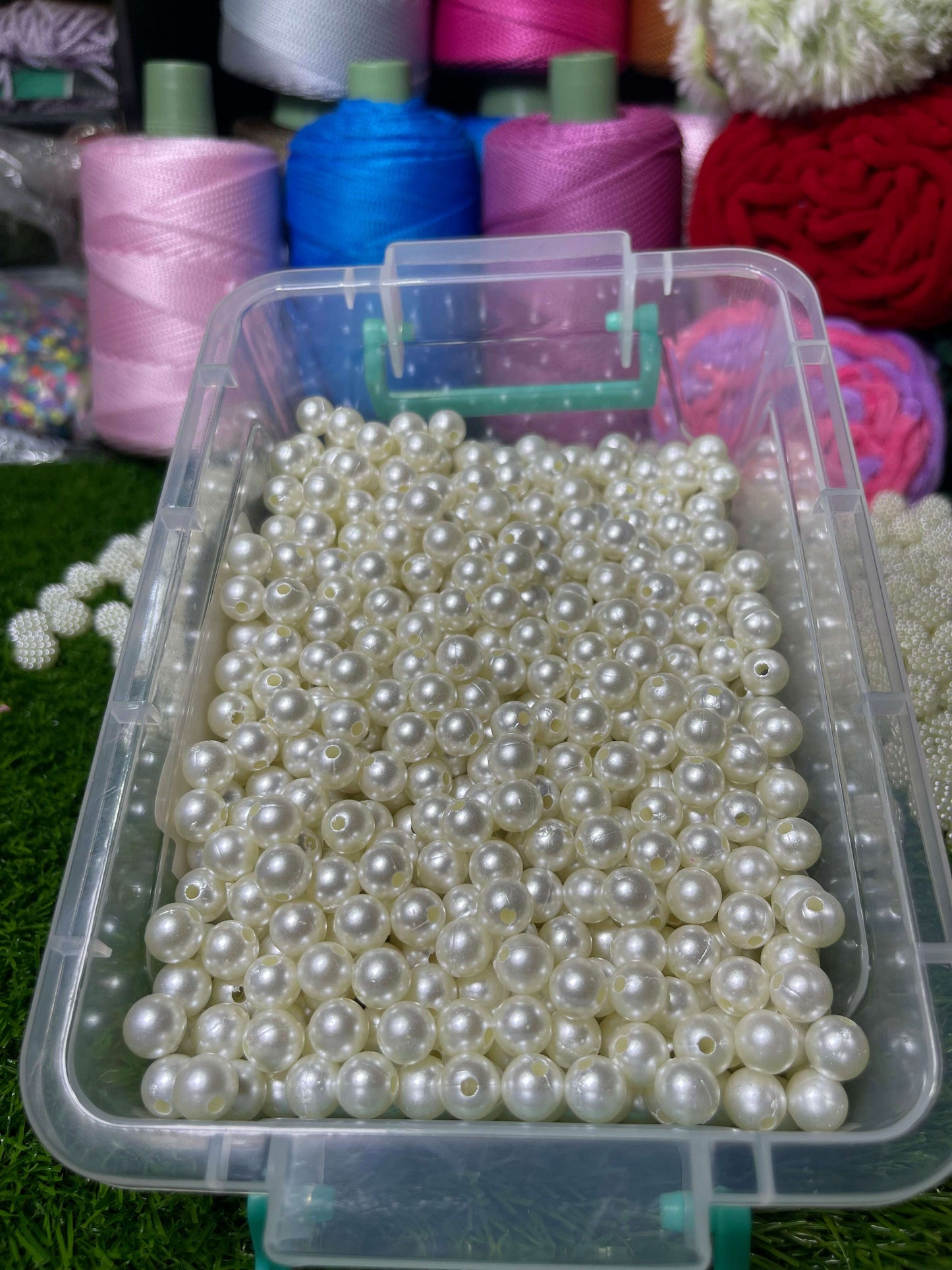 Pearl beads white 10mm