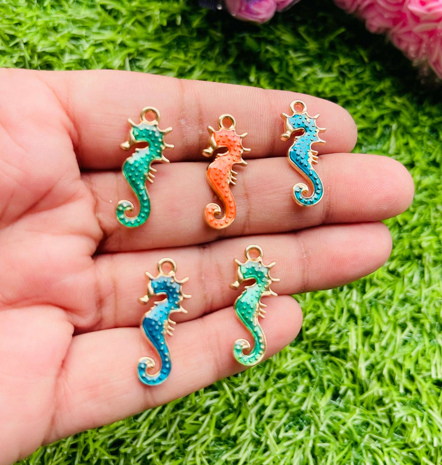 Charms 3d pendant 6 pcs