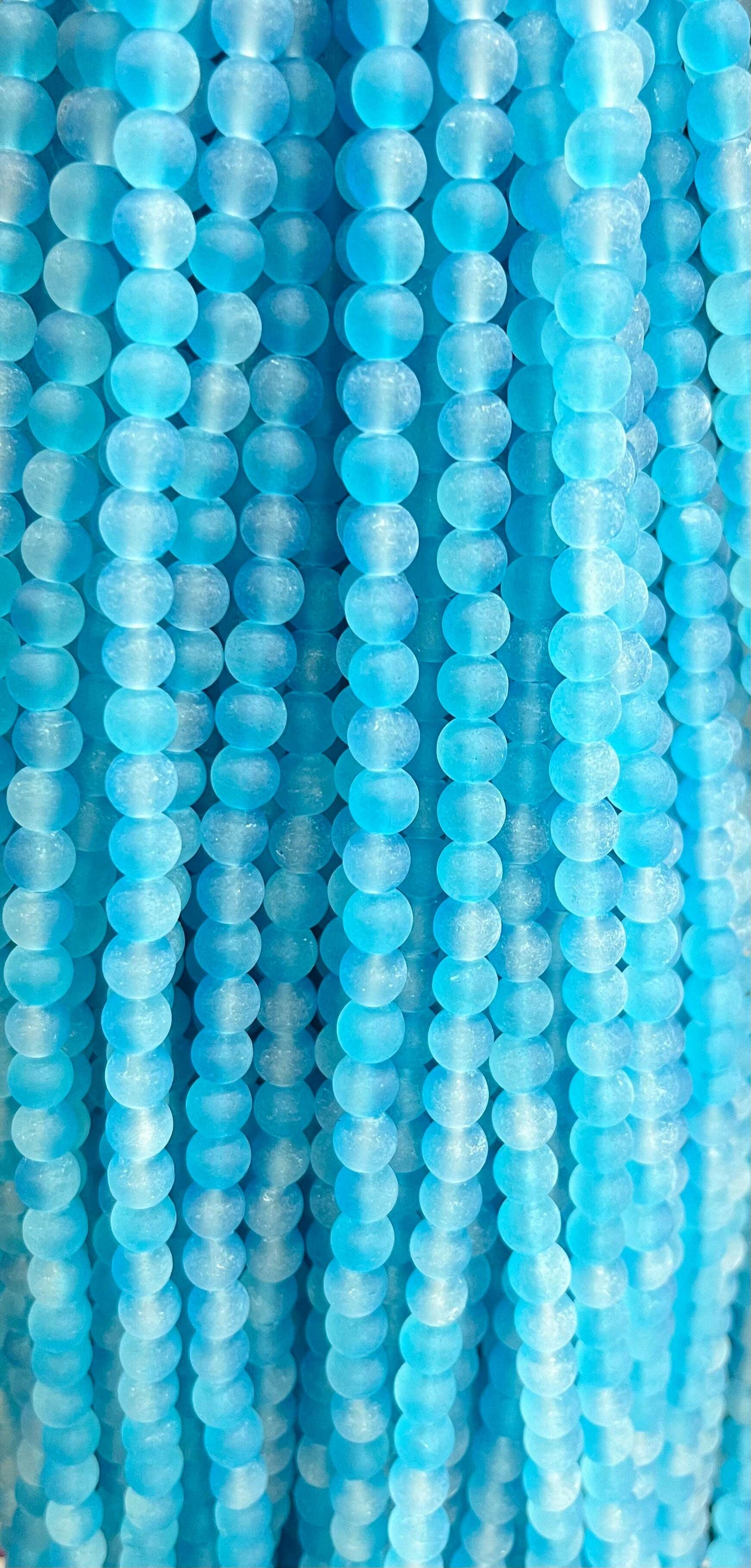 Matte beads 8mm