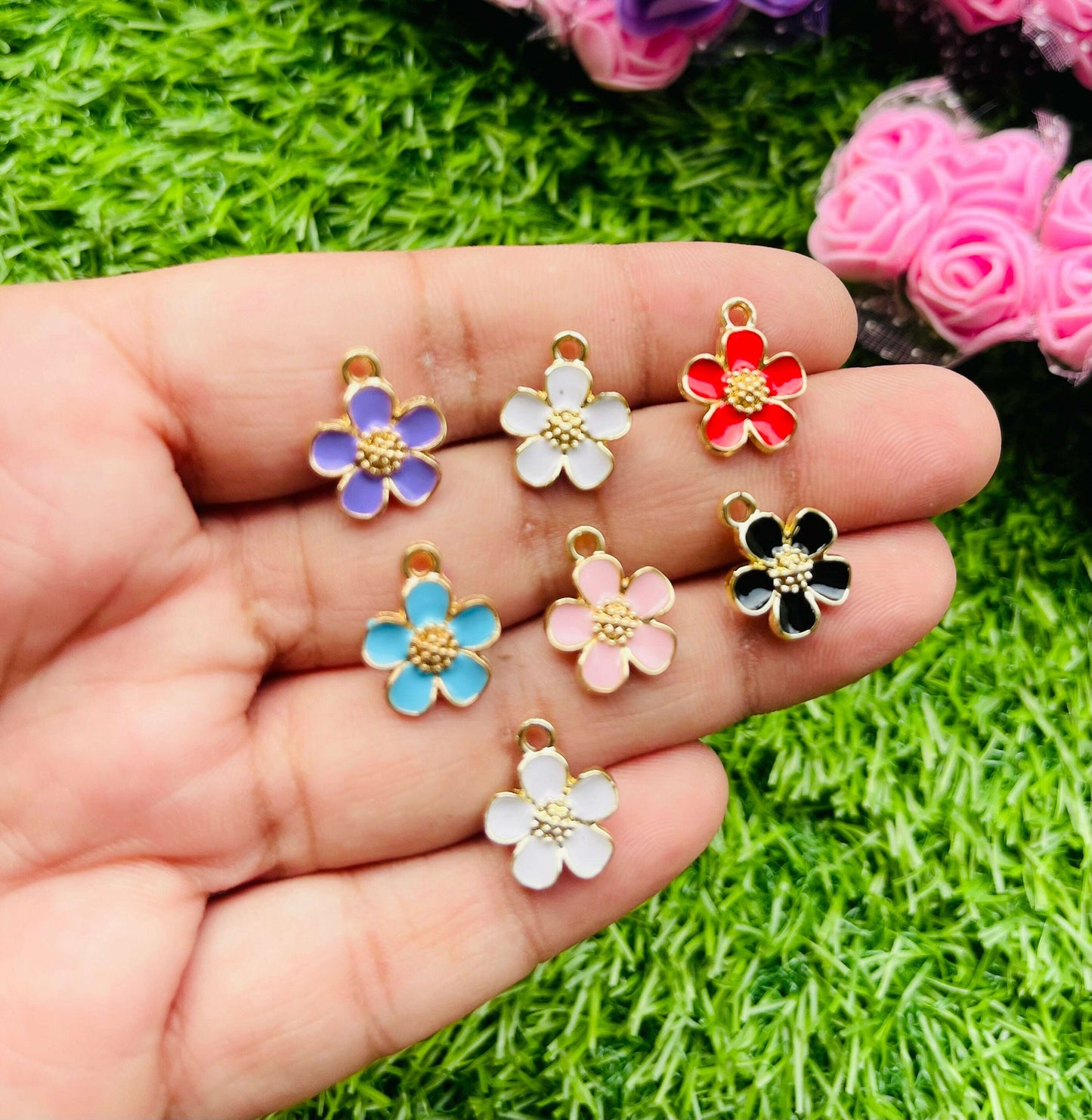 Charms 3d pendant 6 pcs