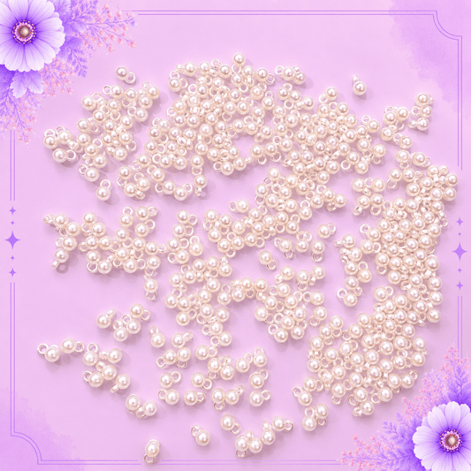 Pearl Round Acrylic Beads