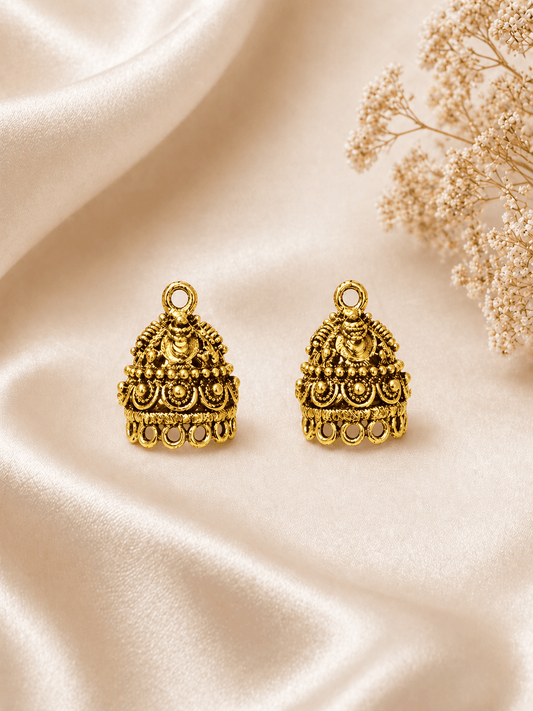 Jhumka Base 1 Pair Golden