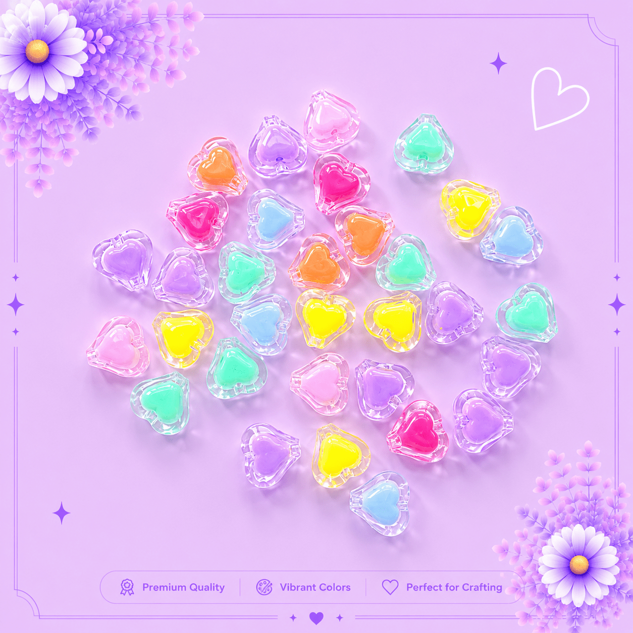 Heart Beads