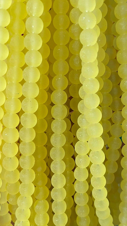 Mate glass beads 8mm