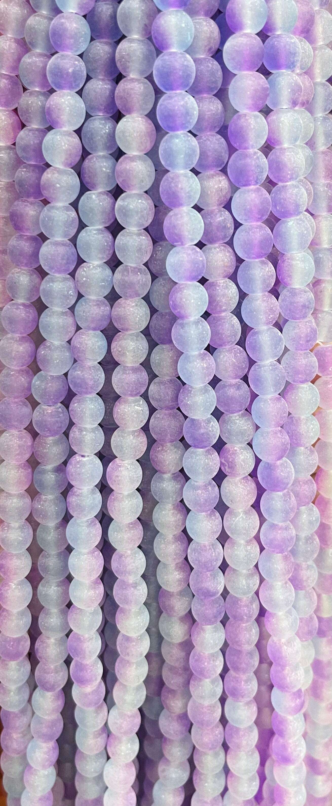 Matte beads 8mm