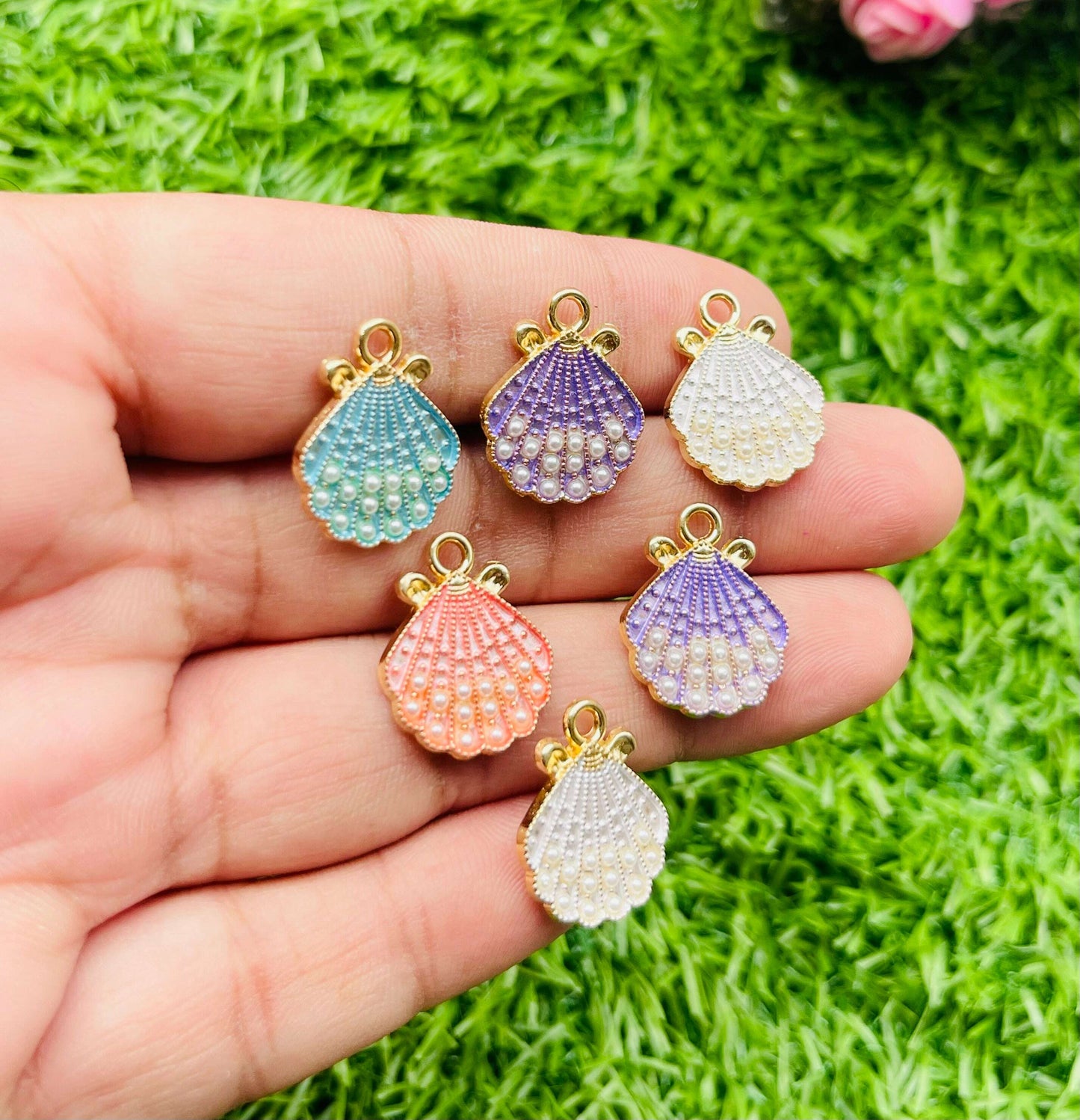 Charms 3d pendant 6 pcs