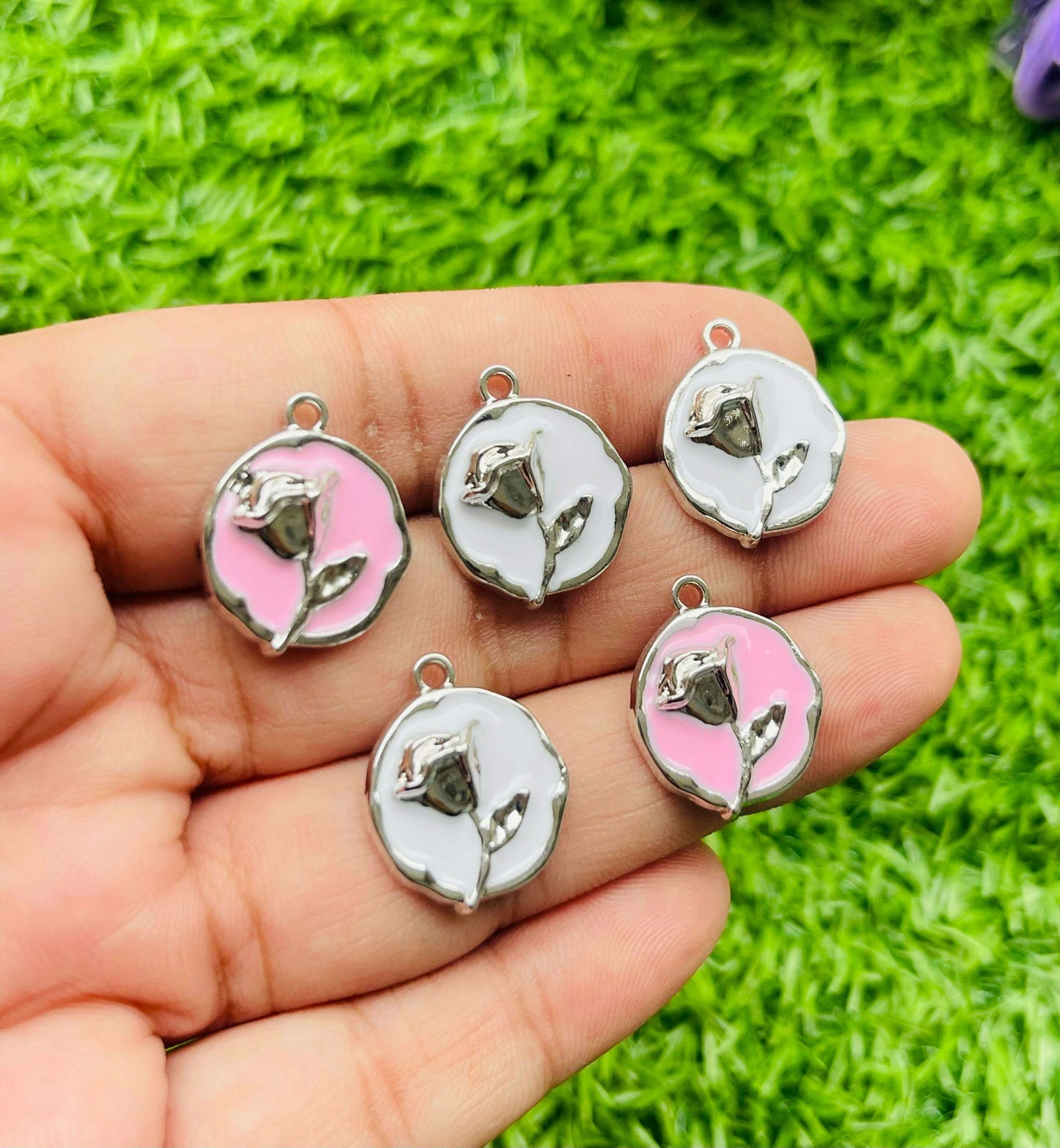 Charms 3d pendant 6 pcs