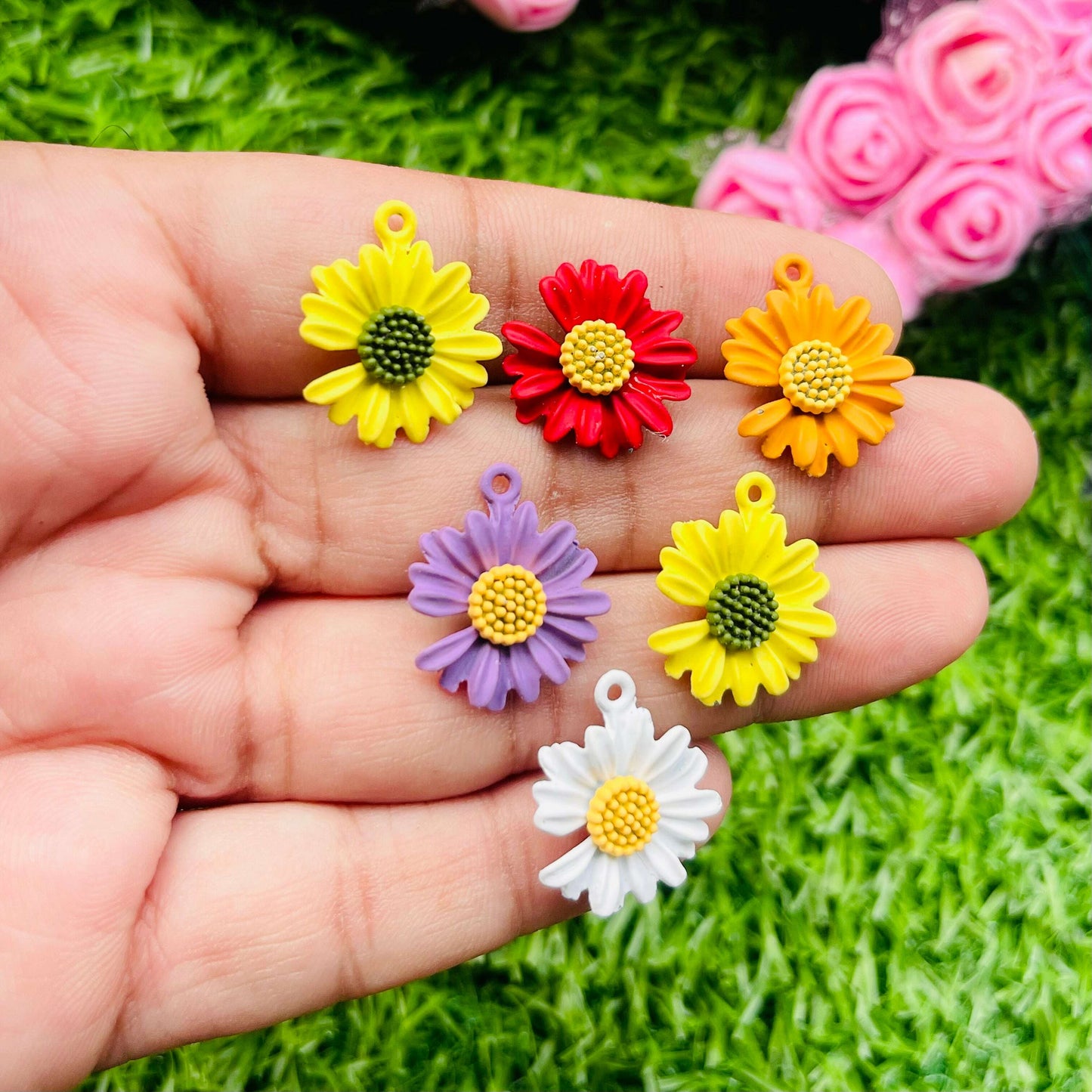 Charms 3d pendant 6 pcs