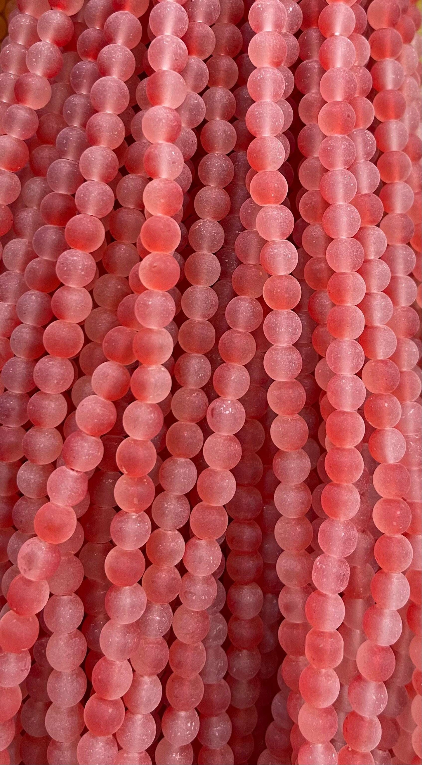 Matte beads 8mm