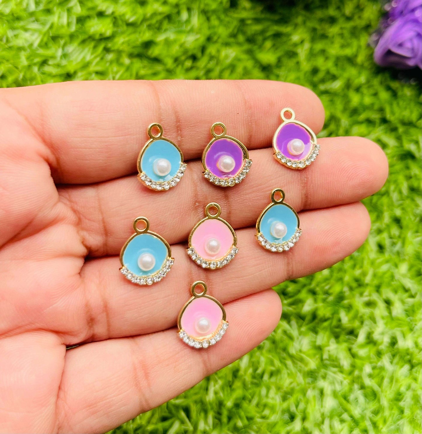 Charms 3d pendant 6 pcs