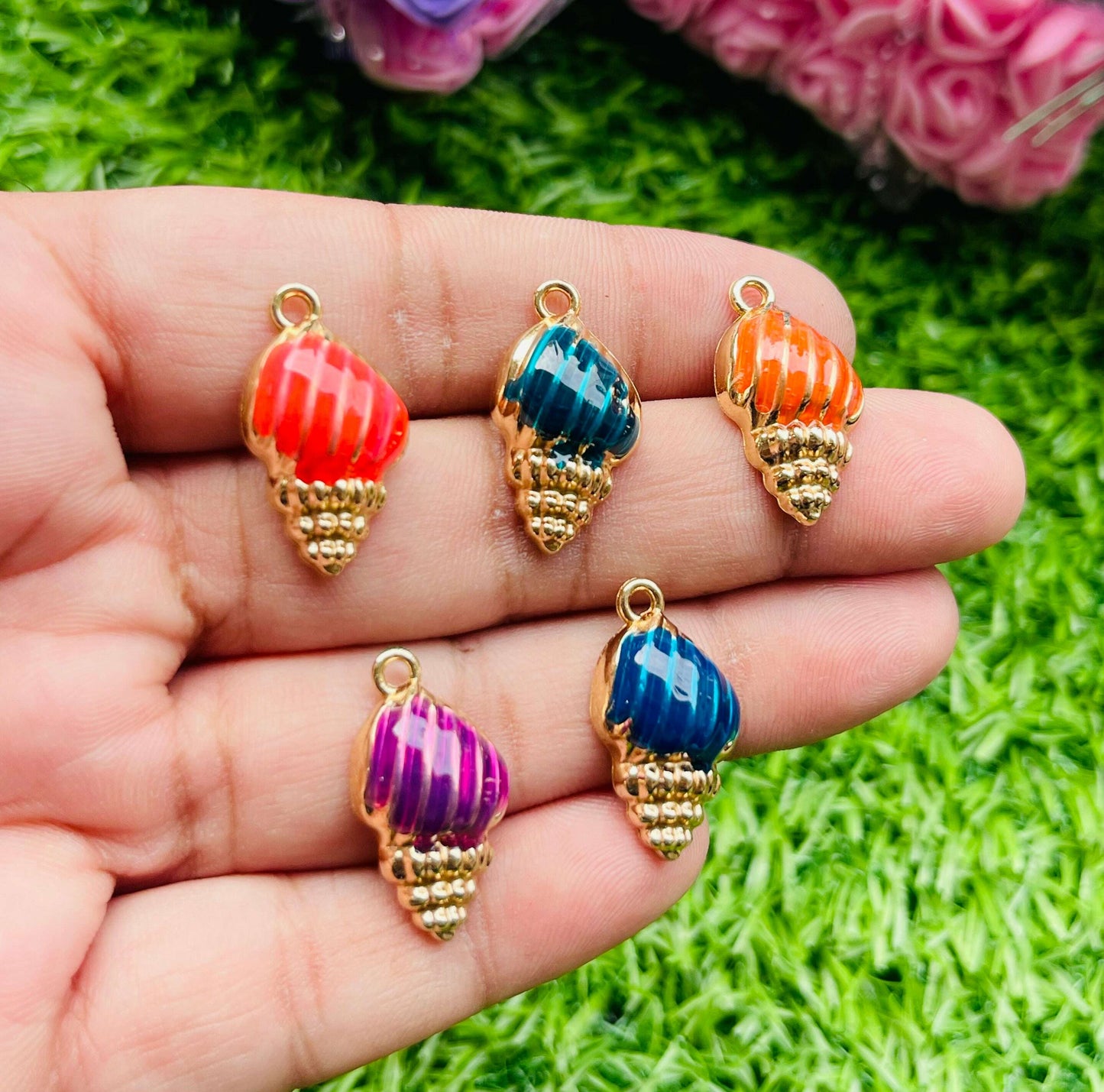 Charms 3D Pendant 6 pcs