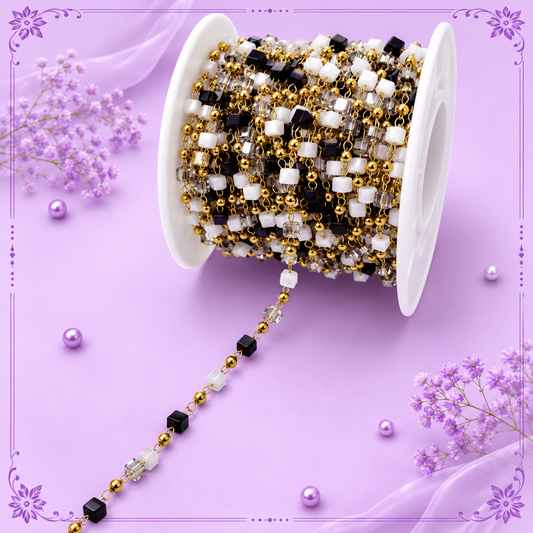gold-plated rosary chain