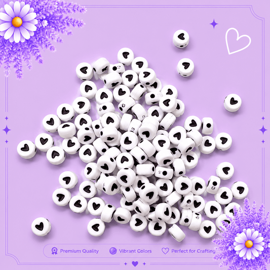 Black Heart Alphabets