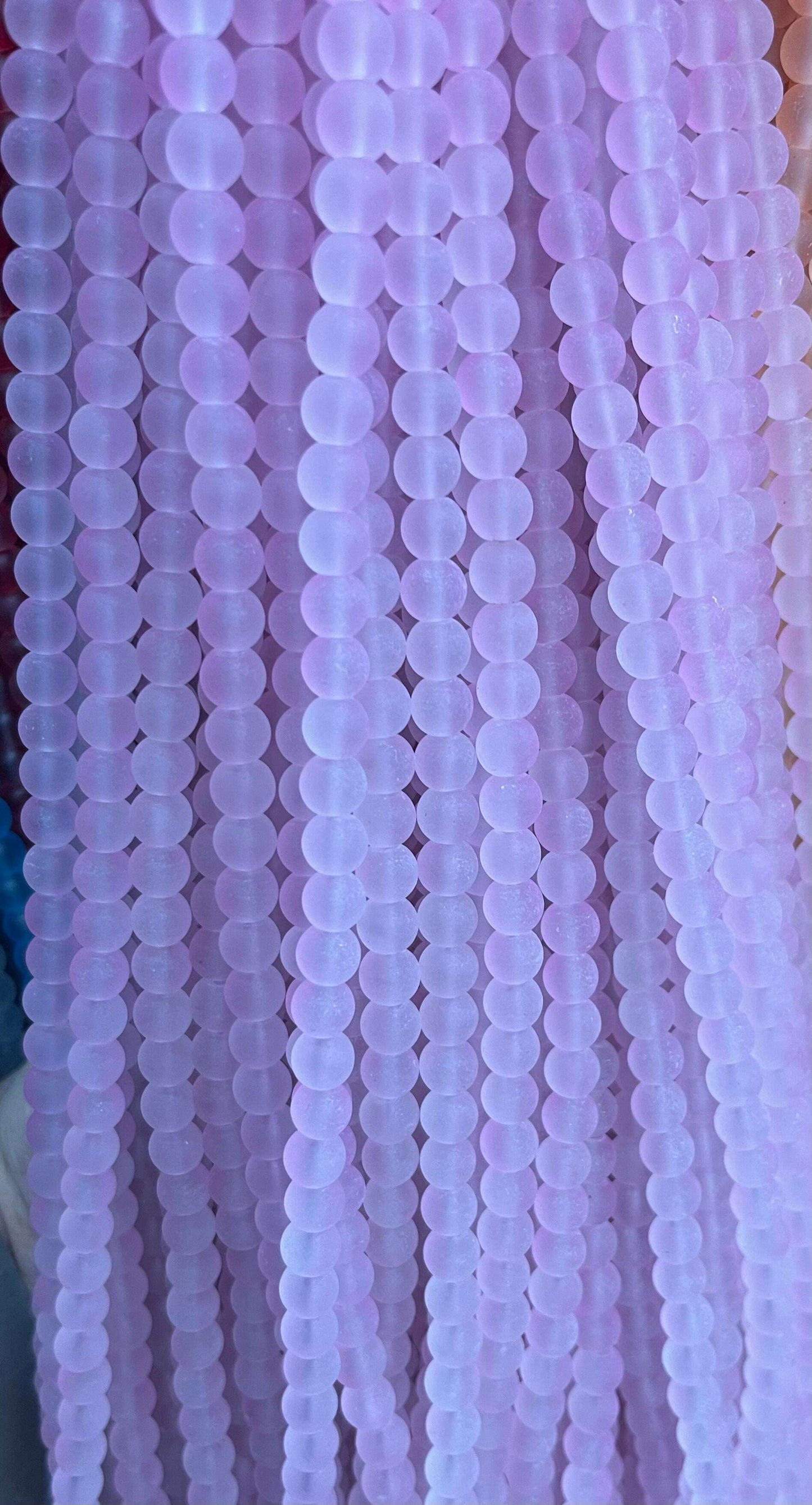 Matte beads 8mm