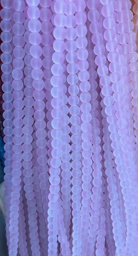 Matte beads 8mm