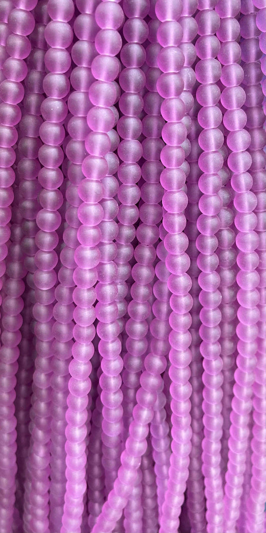 Matte beads 8mm