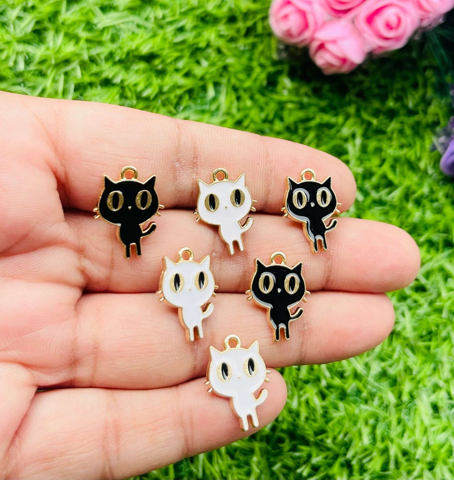 Charms 3d pendant 6 pcs
