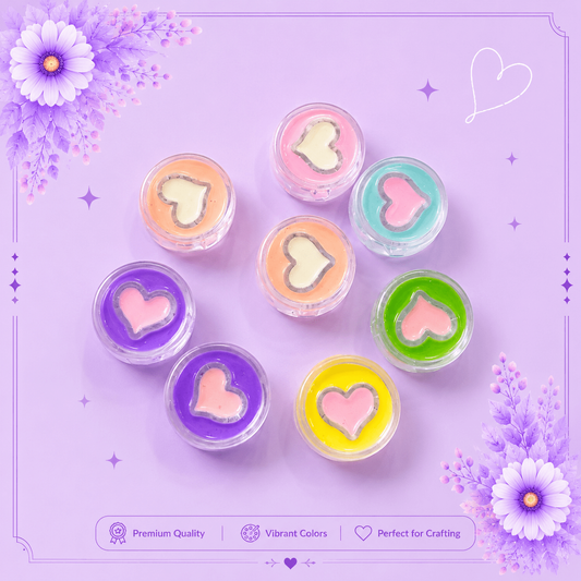 Heart Tube Beads