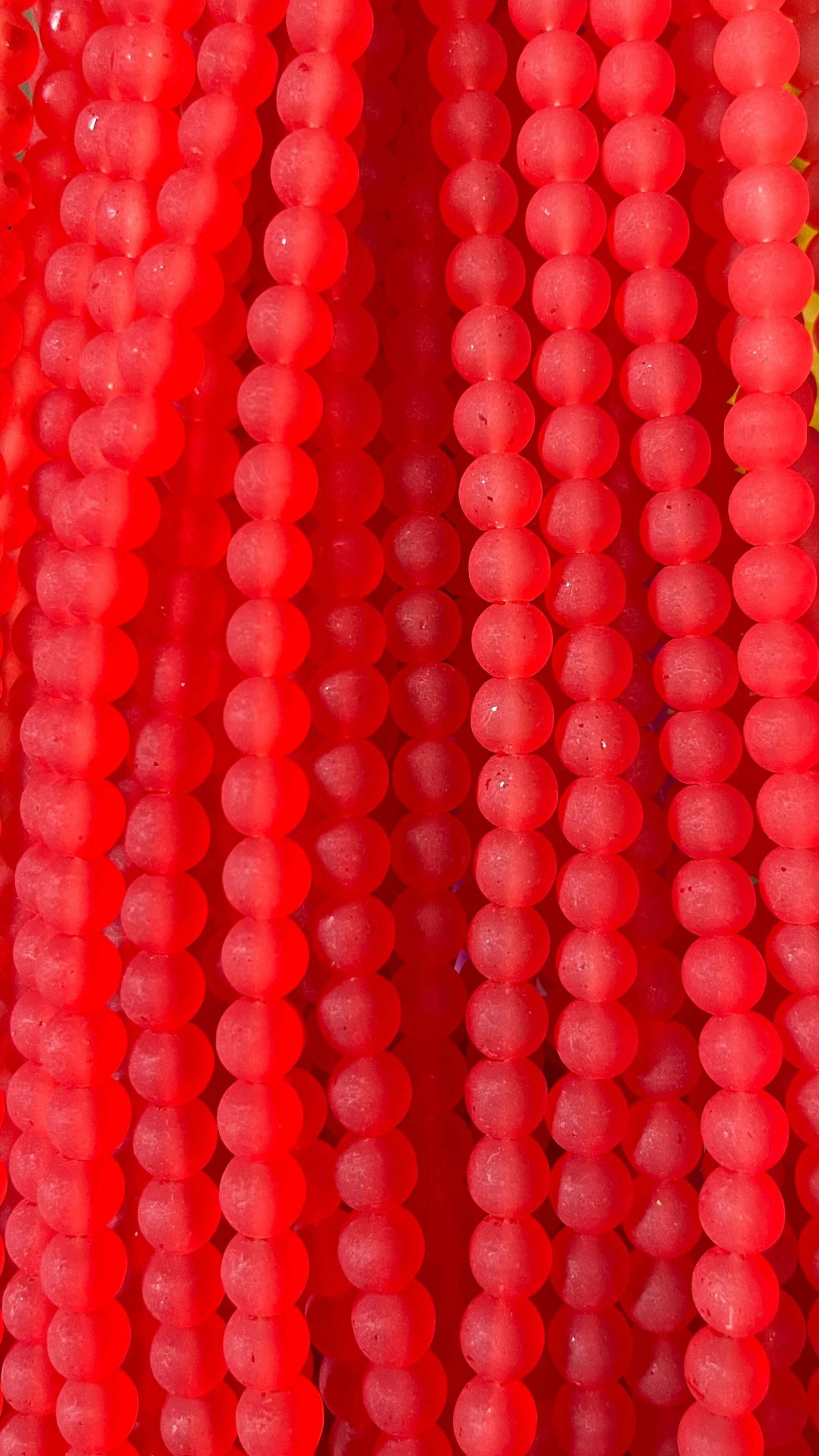 Mate glass beads 8mm