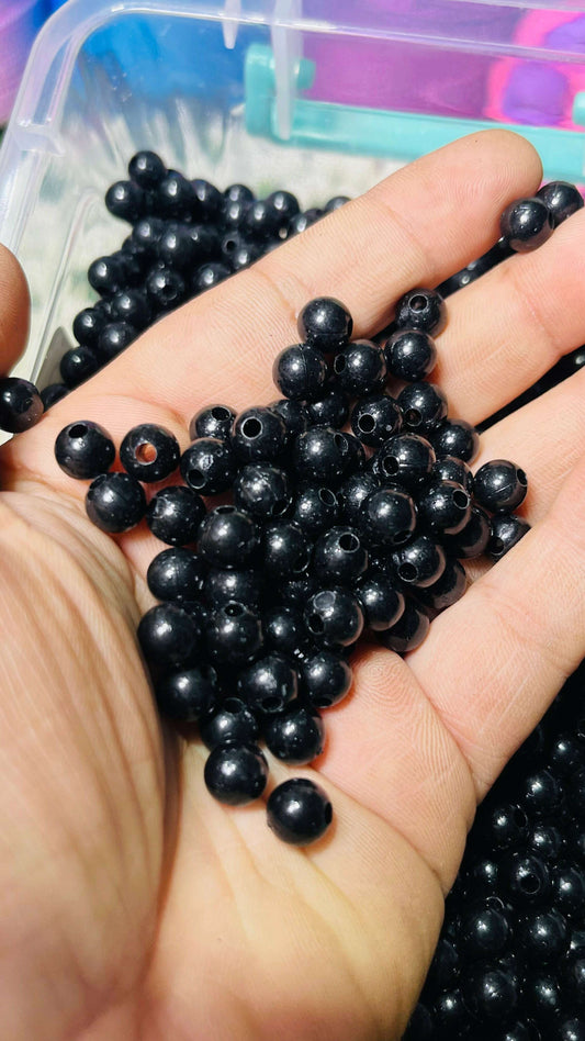 Pearl Moti black 6mm