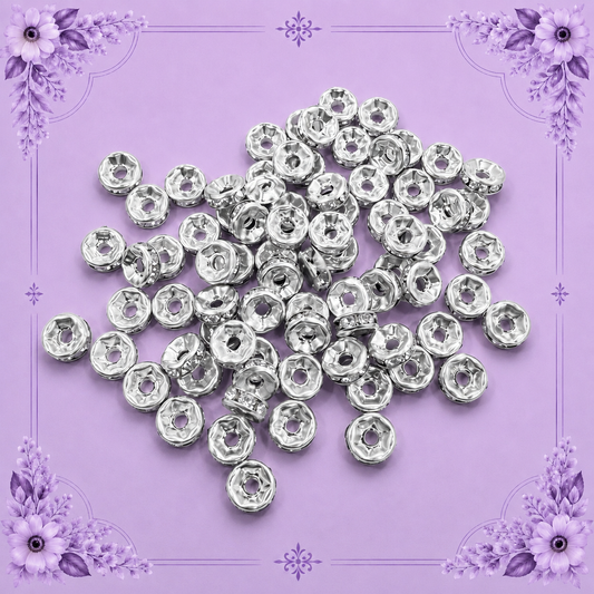 Silver Spacer Beads for Jewelry Making