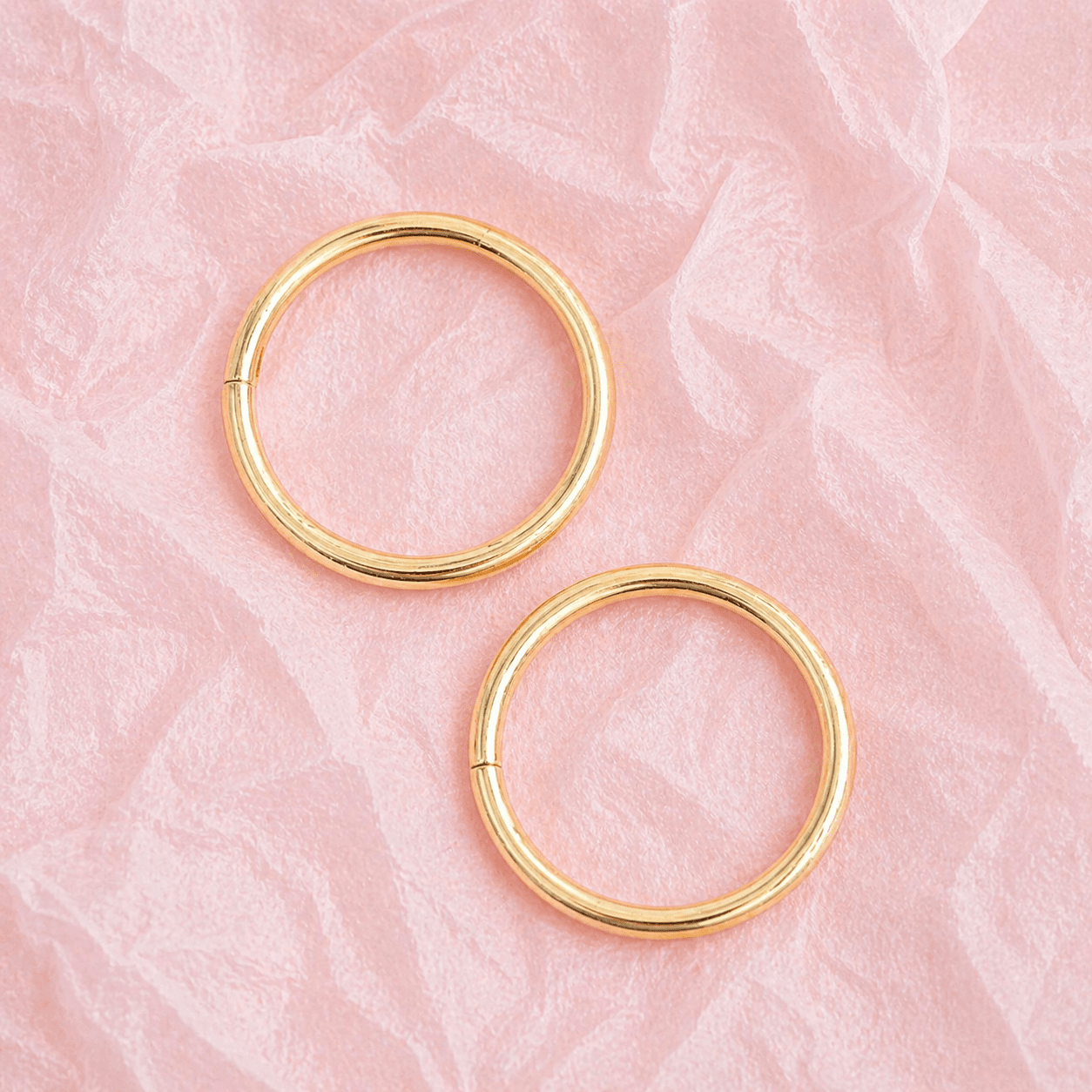 Round Ring 2.0 inches 1 pair