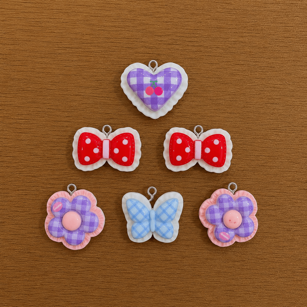 Acrylic Multi Charms (6 Pcs)
