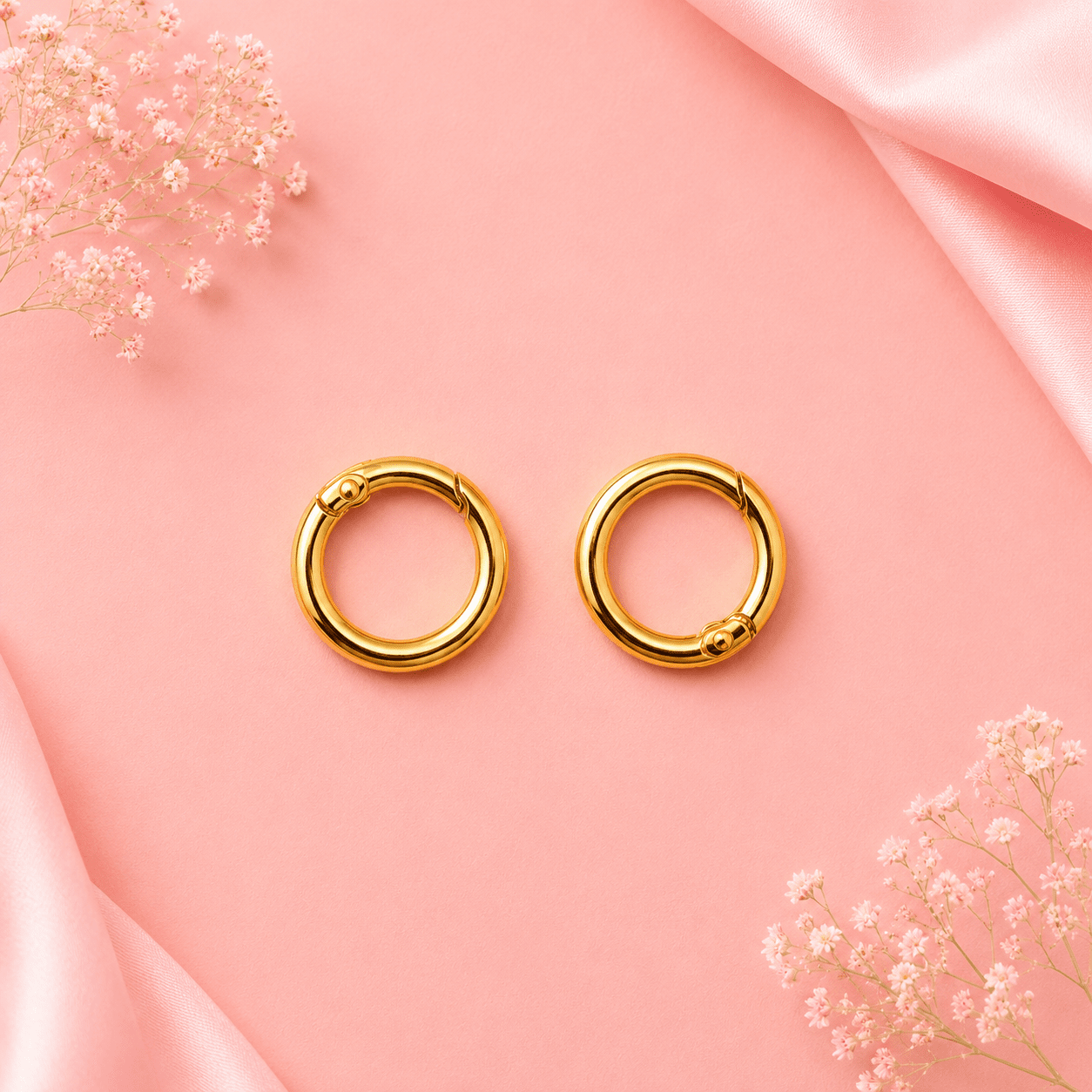 Round Spring O Ring for Bags 1 Pair