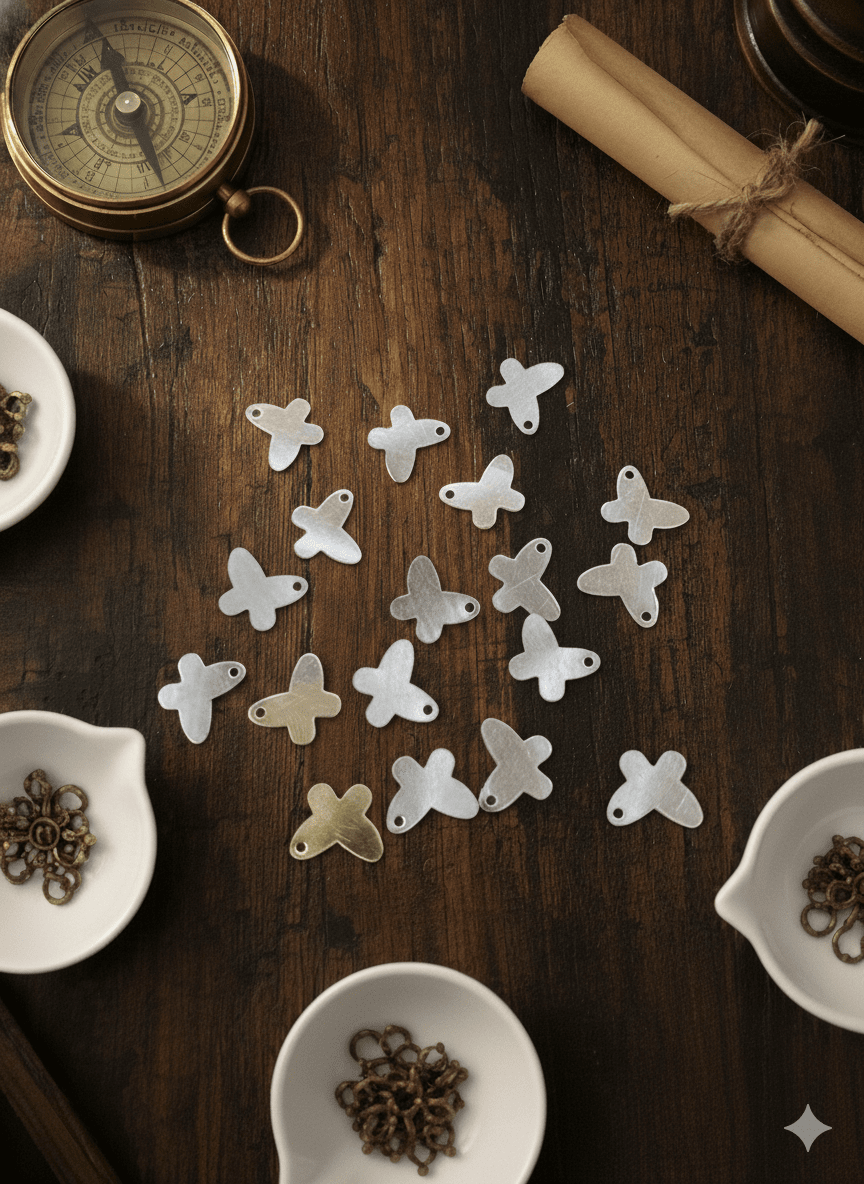 Golden/Silver Butterfly