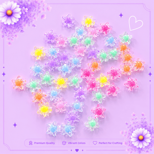Star Flower Beads