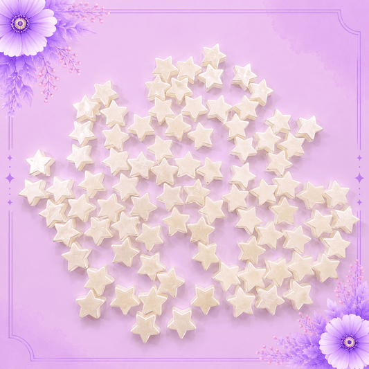Pearl Star Acrylic Beads